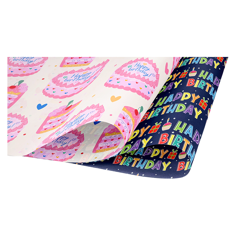 Rouleaux de papier de soie personnalisés sur le thème de l'anniversaire