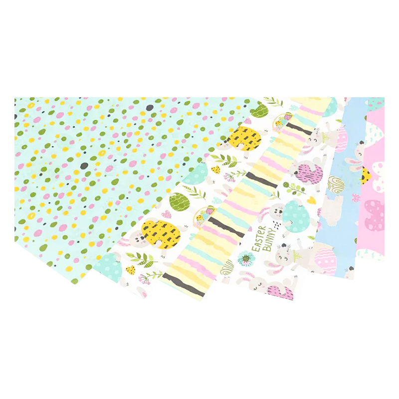 Rouleau de papier d'emballage à motifs cadeaux sur le thème de Pâques