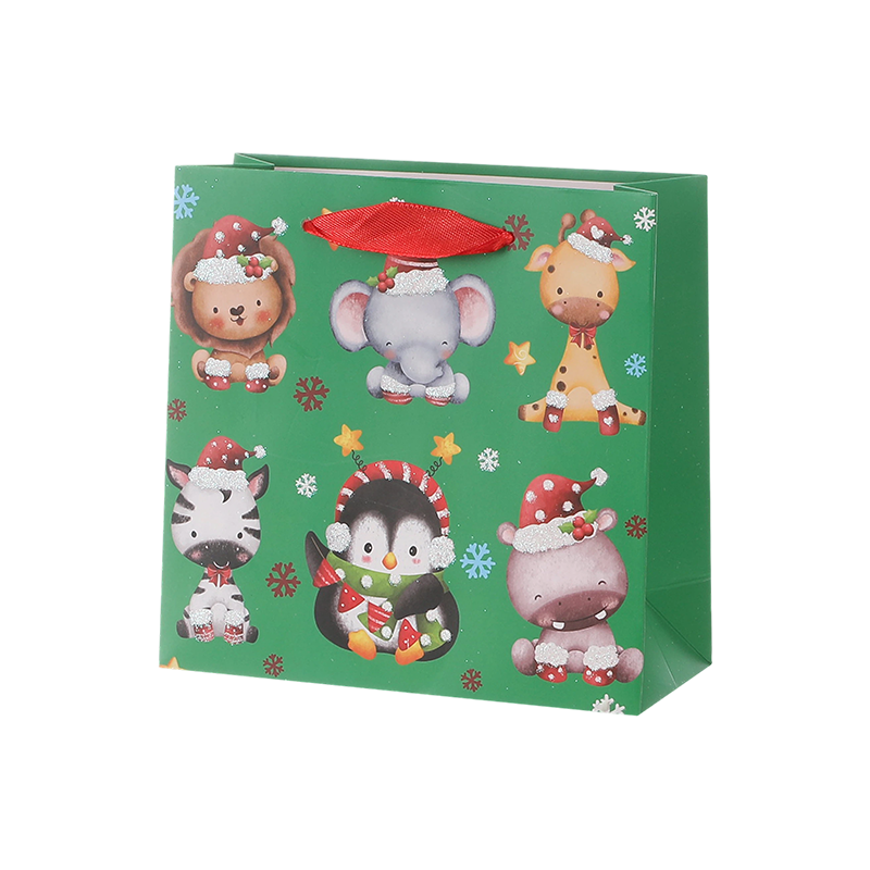Sacs cadeaux d'anniversaire Kraft avec poignées pour cadeaux de fête