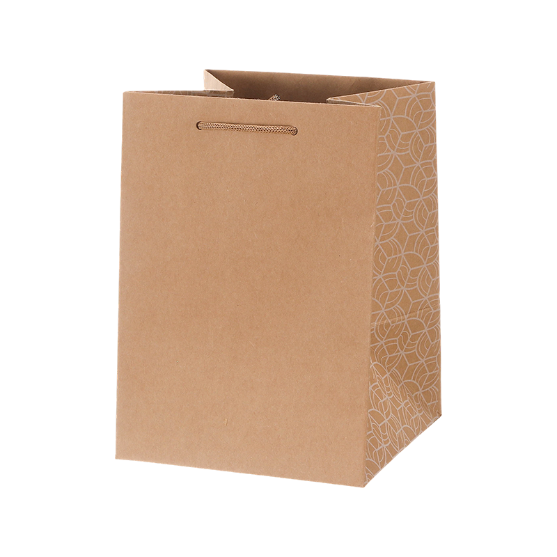 Sacs en papier kraft bon marché sacs cabas cadeau avec anses et impression personnalisée origine chine