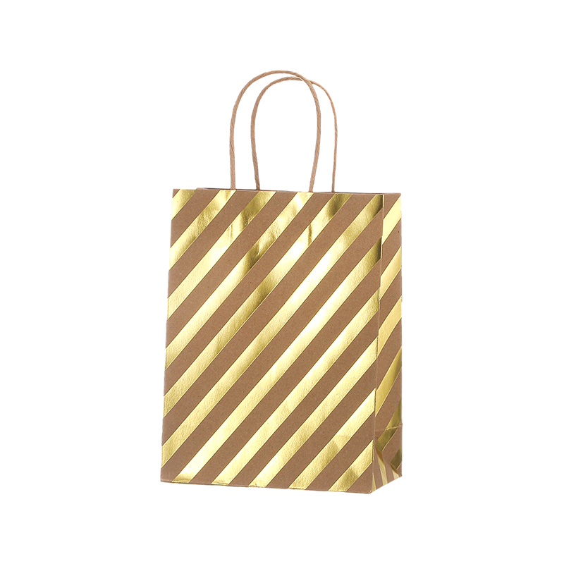 Sacs en papier kraft bon marché sacs cabas cadeau avec anses et impression personnalisée origine chine
