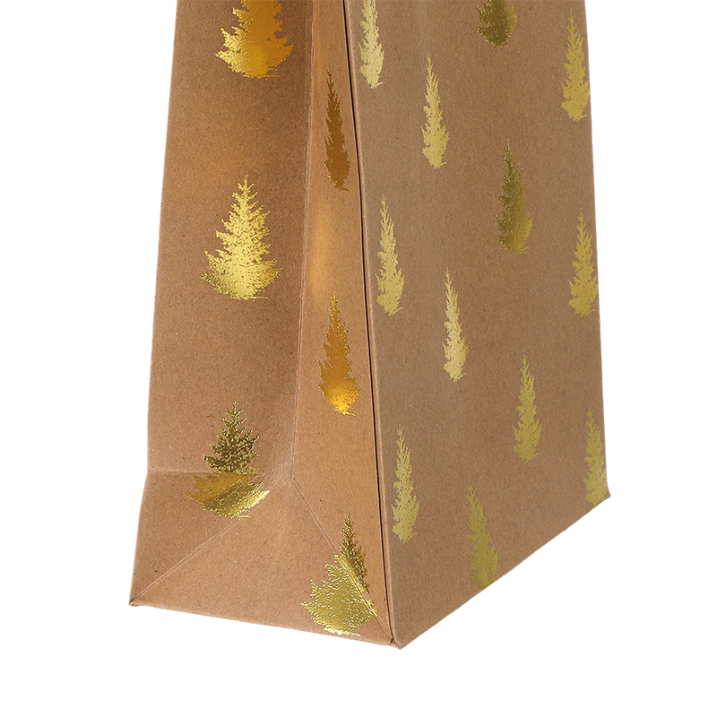 Sacs en papier kraft bon marché sacs cabas cadeau avec anses et impression personnalisée origine chine
