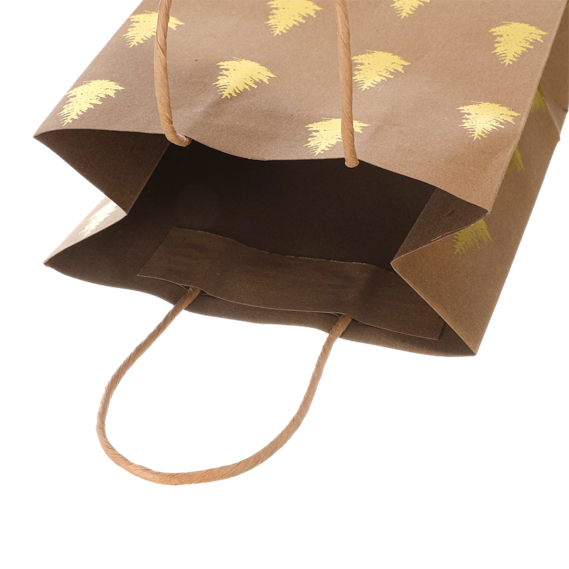 Sacs en papier kraft bon marché sacs cabas cadeau avec anses et impression personnalisée origine chine